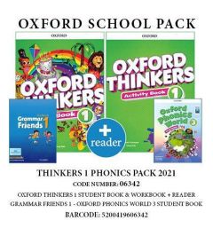 OXFORD THINKERS 1 PHONICS PACK 2021 -06342 (Περιλαμβάνει: OXFORD THINKERS 1 Student's Book &#43; Workbook &#43; GRAMMAR FRIENDS 1 &#43; OXFORD PHONICS WORLD 3 &#43; reader) - 02788
