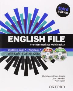 ENGLISH FILE 3RD EDITION PRE-INTERMEDIATE MULTI PACK A (&#43; iTUTOR &#43; iCHECKER &#43;ONLINE SKILLS)