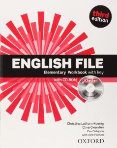 ENGLISH FILE 3RD EDITION ELEMENTARY WORKBOOK WITH KEY