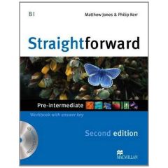 STRAIGHTFORWARD PRE - INTERMEDIATE WORKBOOK &#43; KEY &#43; CD 2ND EDITION