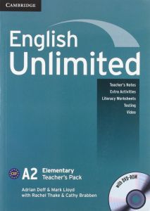 ENGLISH UNLIMITED A2 ELEMENTARY TEACHER'S BOOK (&#43; DVD)