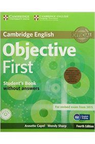 OBJECTIVE FIRST STUDENT'S BOOK PACK & W/B WITH AUDIO CD (&#43; CD-ROM) 4TH EDITION