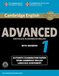 CAMBRIDGE CERTIFICATE IN ADVANCED ENGLISH 1 SELF STUDY PACK NEW 2014