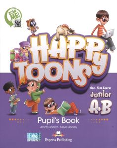 HappyToons One-Year Course Junior A+B - Pupil's Pack (with Alphabet Book & with DigiBooks App)