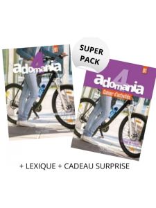 SUPER PACK ADOMANIA 4 (Livre de l' eleve + Cahier d' Activitates  + LEXIQUE + CADEAU SURPRISE)