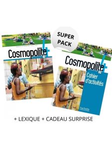 SUPER PACK COSMOPOLITE 4 (Livre de l' eleve + Cahier d' Activitates  + LEXIQUE + CADEAU SURPRISE)