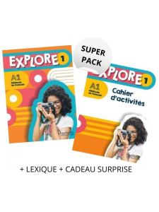 SUPER PACK EXPLORE 1 (Livre de l' eleve + Cahier d' Activitates  + LEXIQUE + CADEAU SURPRISE)