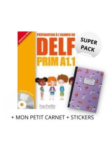 SUPER PACK: DELF PRIM A1.1 (+ MON PETIT CARNET + STICKERS)