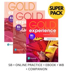 Gold Experience B1 SUPERPACK (Student's Book, Online Practice, e-book, Workbook, Companion) 2nd Edition