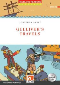 Gulliver's Travels - Reader &#43; Audio CD &#43; e-zone (Red Series 3)