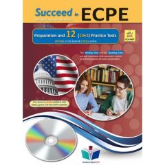 Succeed in ECPE Michigan Language Assessment NEW 2021 Format (10&#43;2) Practice Tests - Class CD's