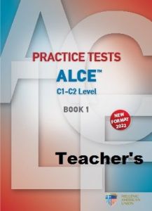 PRACTICE TESTS FOR THE ALCE C1-C2 LEVEL 1 Teacher's Book (+ AUDIO CDS (6)) NEW FORMAT 2022
