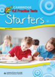 CAMBRIDGE YOUNG LEARNERS ENGLISH TESTS STARTERS Student's Book 2018 REVISED