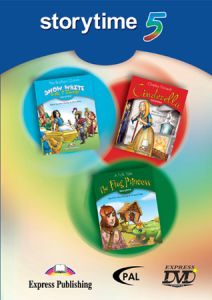 STORYTIME 5 DVD VIDEO PAL(SNOW WHITE & THE 7 DWARFS (1), CINDERELLA (2), THE FROG PRINCES (3)