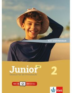 Junior neu 2, Kurs- und Arbeitsbuch mit Audios und Videos online + Klett Book-App-Code (12μηνη χρήση)