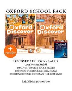 Oxford Discover 3 (2nd Edition)  EFL PACK (SB&#43;WB&ONL. PR.&#43;READ.&#43;WORDPOWER DICT.)