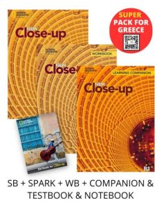 NEW CLOSE-UP B1 SUPER PACK FOR GREECE (Student's Book + SPARK + Workbook + COMPANION & TESTBOOK & NOTEBOOK)