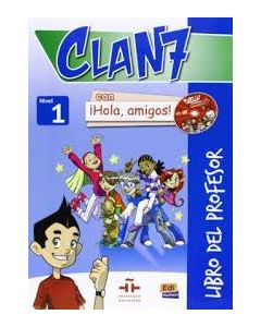 CLAN 7 HOLA AMIGOS NIV. 1 PROFESOR &#43;CD &#43; CD-ROM